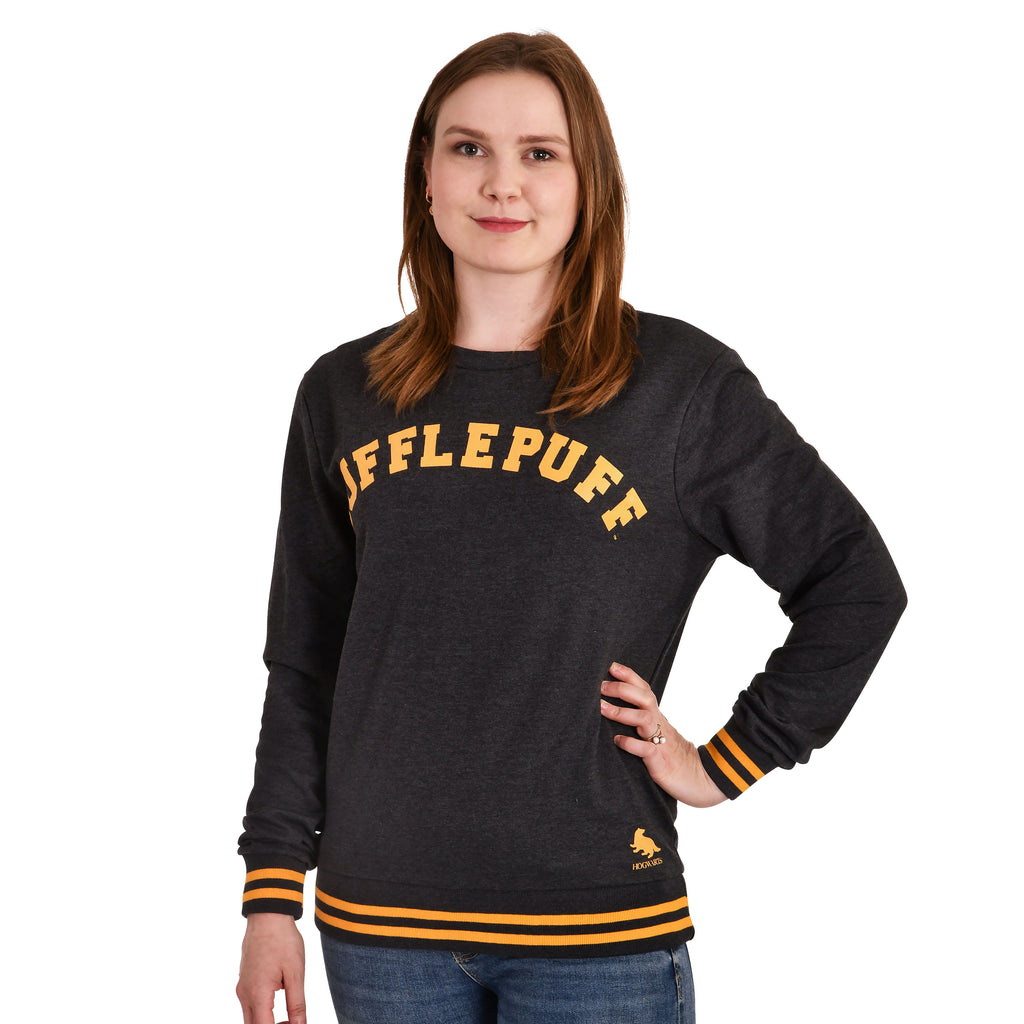 Produktbild Harry Potter - Hufflepuff College Sweater grau