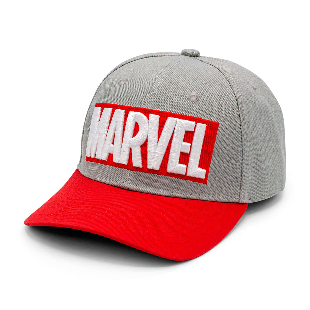 Produktbild Marvel - Logo Basecap grau-rot