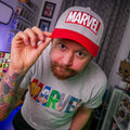 Produktbild Marvel - Logo Basecap grau-rot