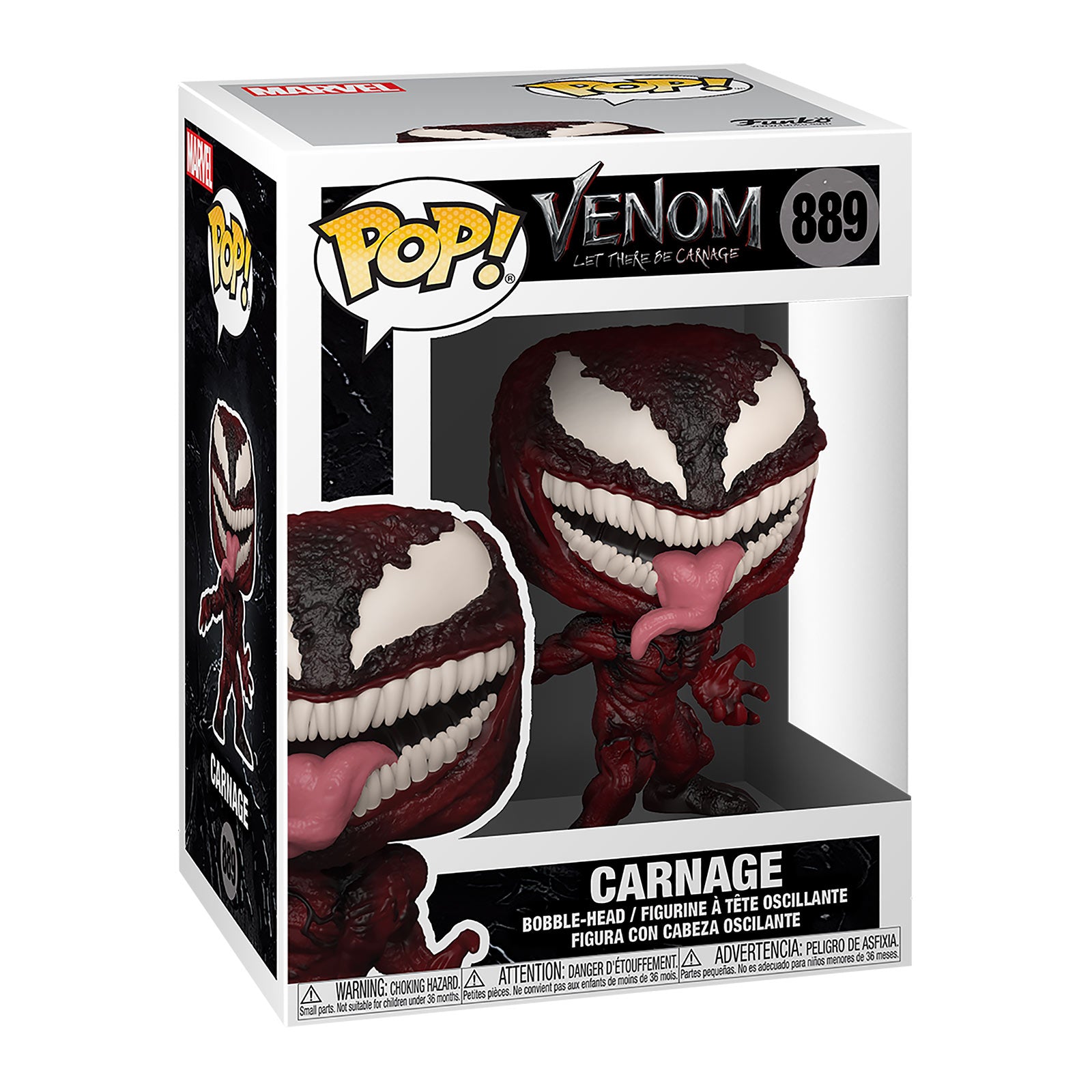 Produktbild Marvel - Carnage Funko Pop Wackelkopf-Figur