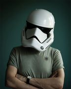 Produktbild First Order Stormtrooper Helm Replik mit Stimmenverzerrer - Star Wars