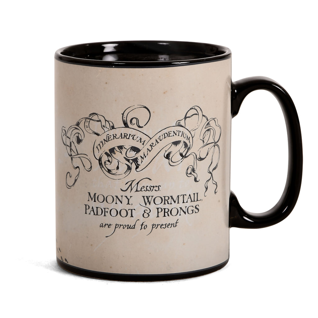 Produktbild Harry Potter - Karte des Rumtreibers Thermoeffekt Tasse schwarz