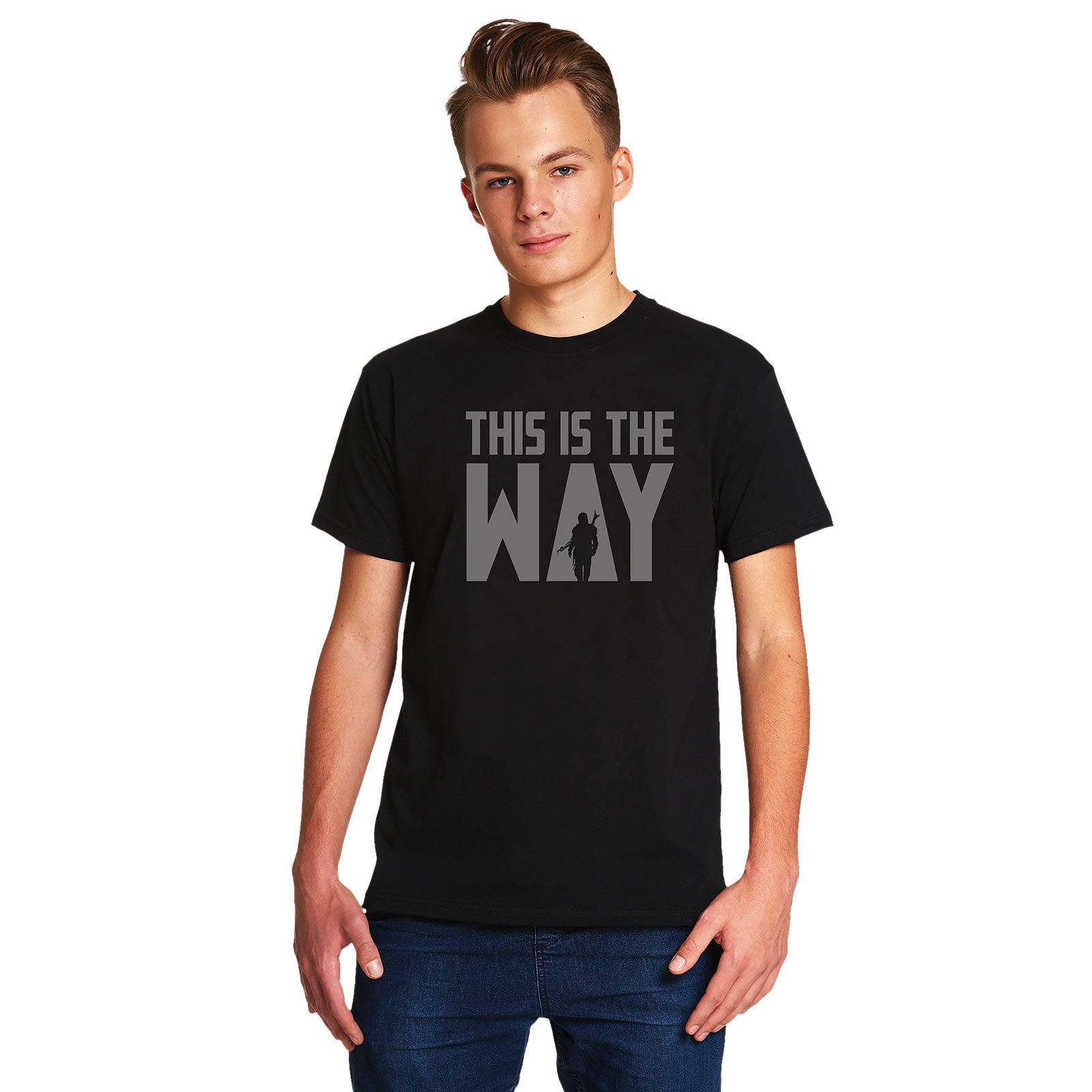 Produktbild The Way T-Shirt für Star Wars Fans schwarz