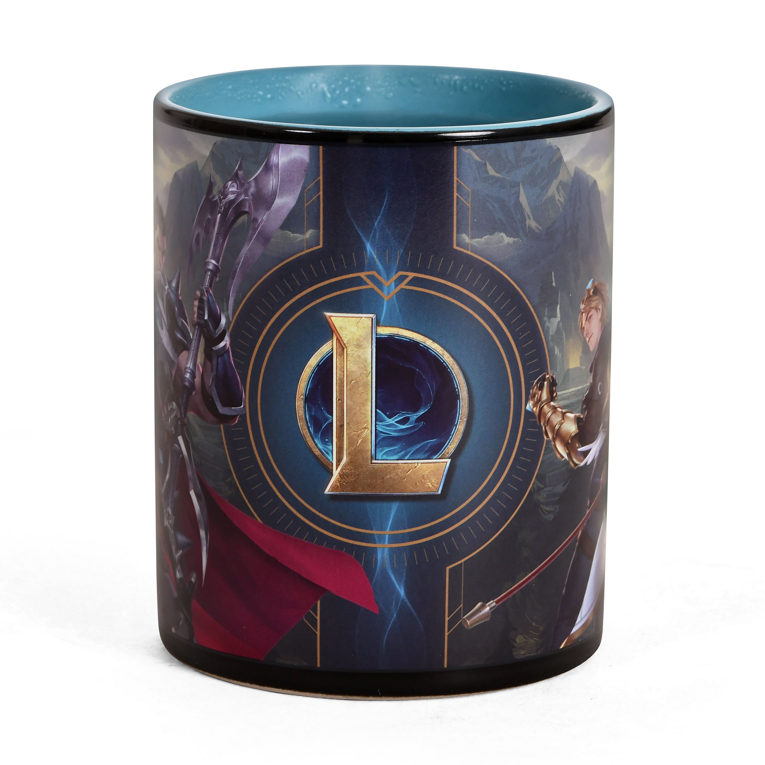 Produktbild League of Legends - Team Blau vs Team Rot Thermoeffekt Tasse