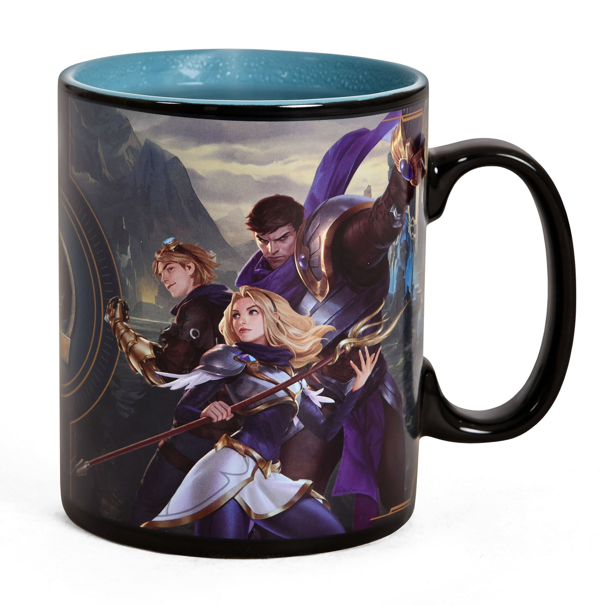 Produktbild League of Legends - Team Blau vs Team Rot Thermoeffekt Tasse