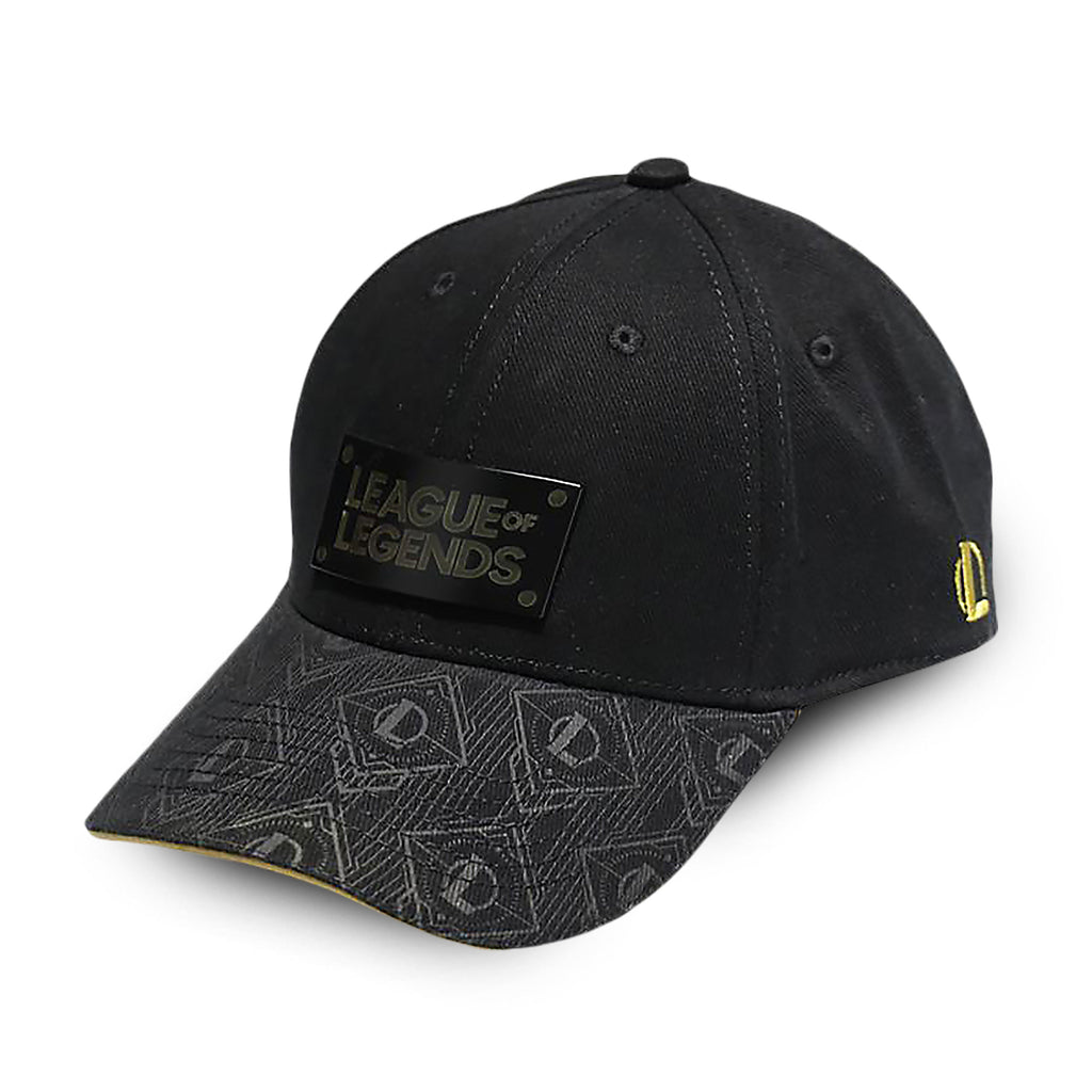 Produktbild League Of Legends - Metall Logo Basecap schwarz