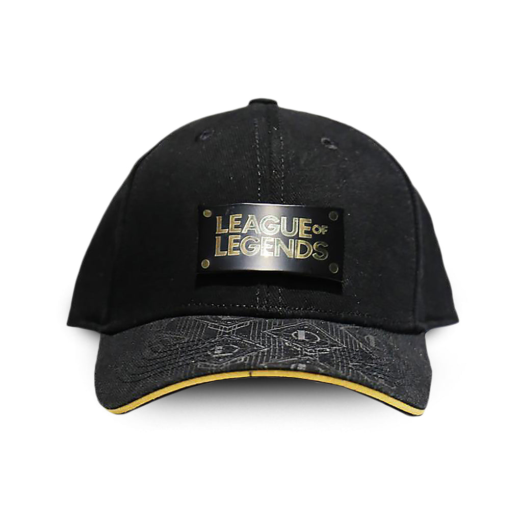 Produktbild League Of Legends - Metall Logo Basecap schwarz