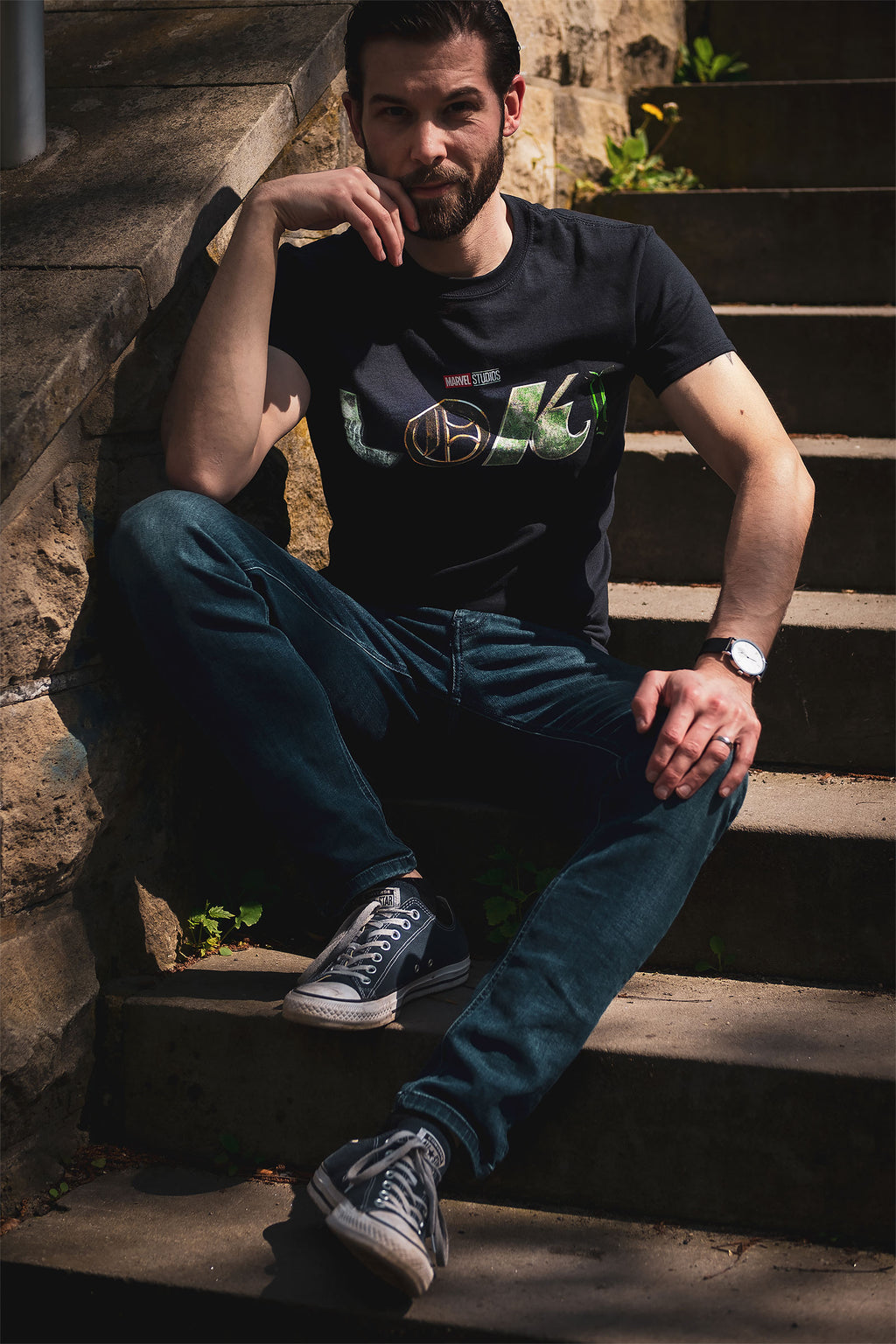 Produktbild Loki - Logo T-Shirt schwarz