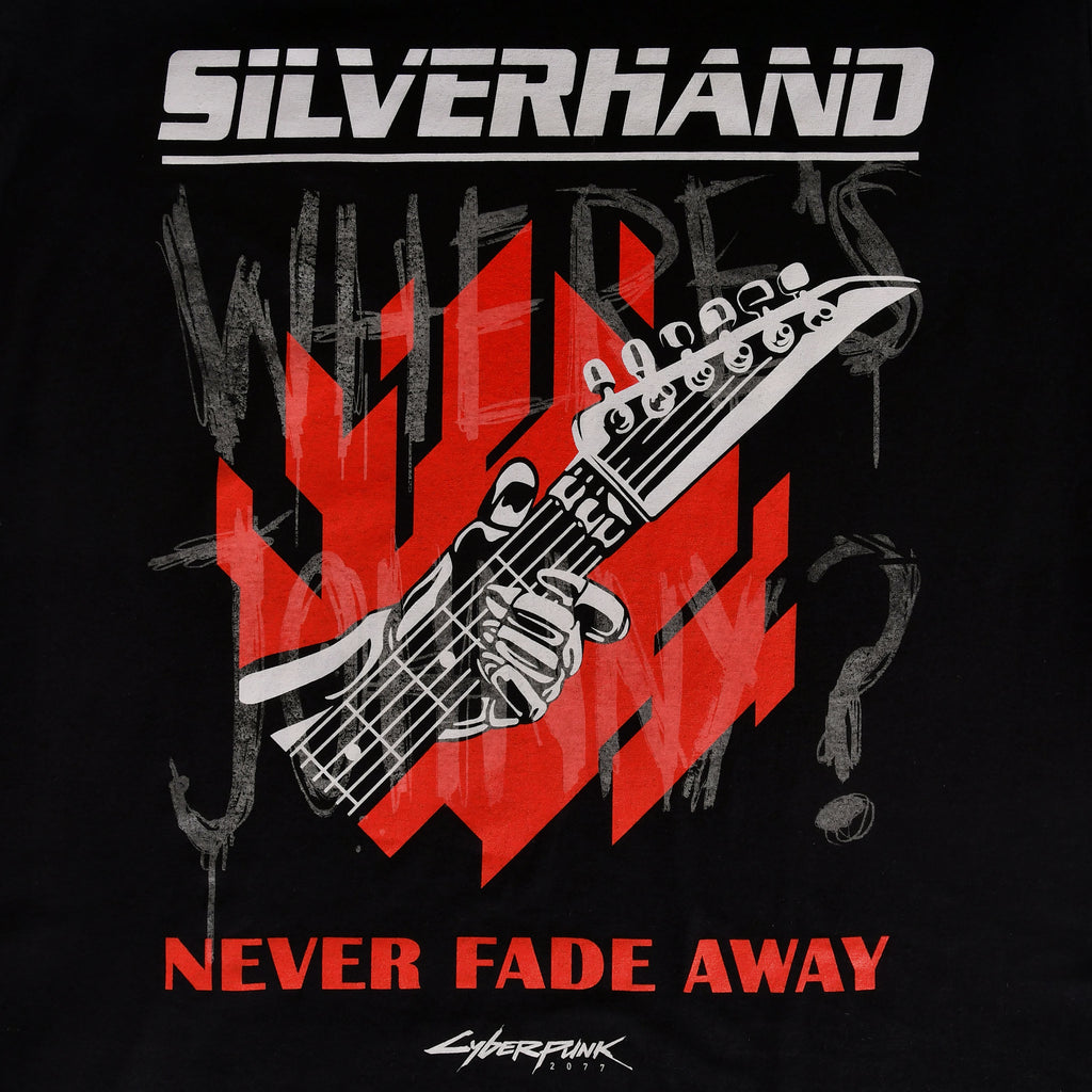 Produktbild Cyberpunk 2077 - Johnny Fade Glow in the Dark T-Shirt schwarz