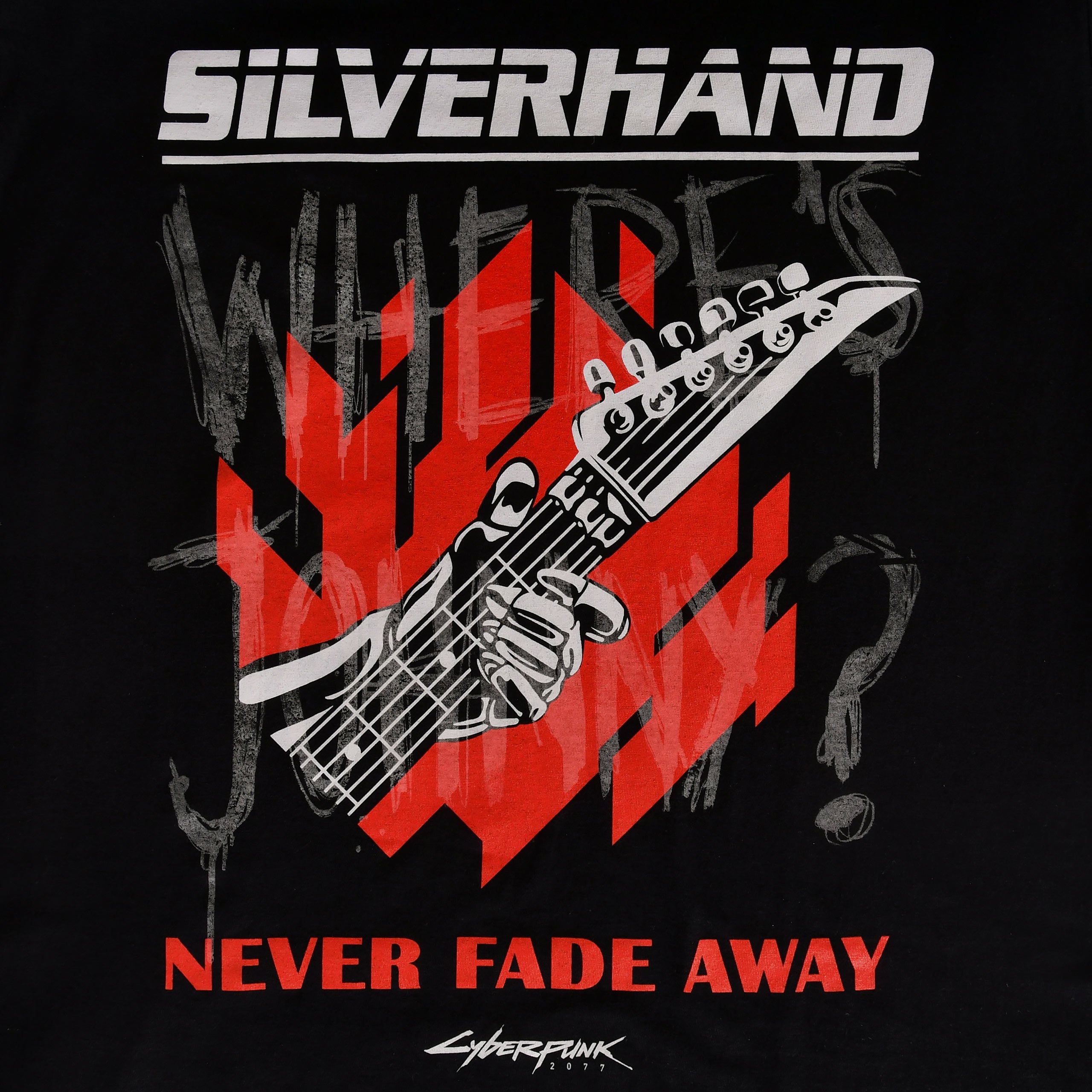 Produktbild Cyberpunk 2077 - Johnny Fade Glow in the Dark T-Shirt schwarz