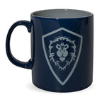 Produktbild World of Warcraft - For the Alliance Tasse blau-grau