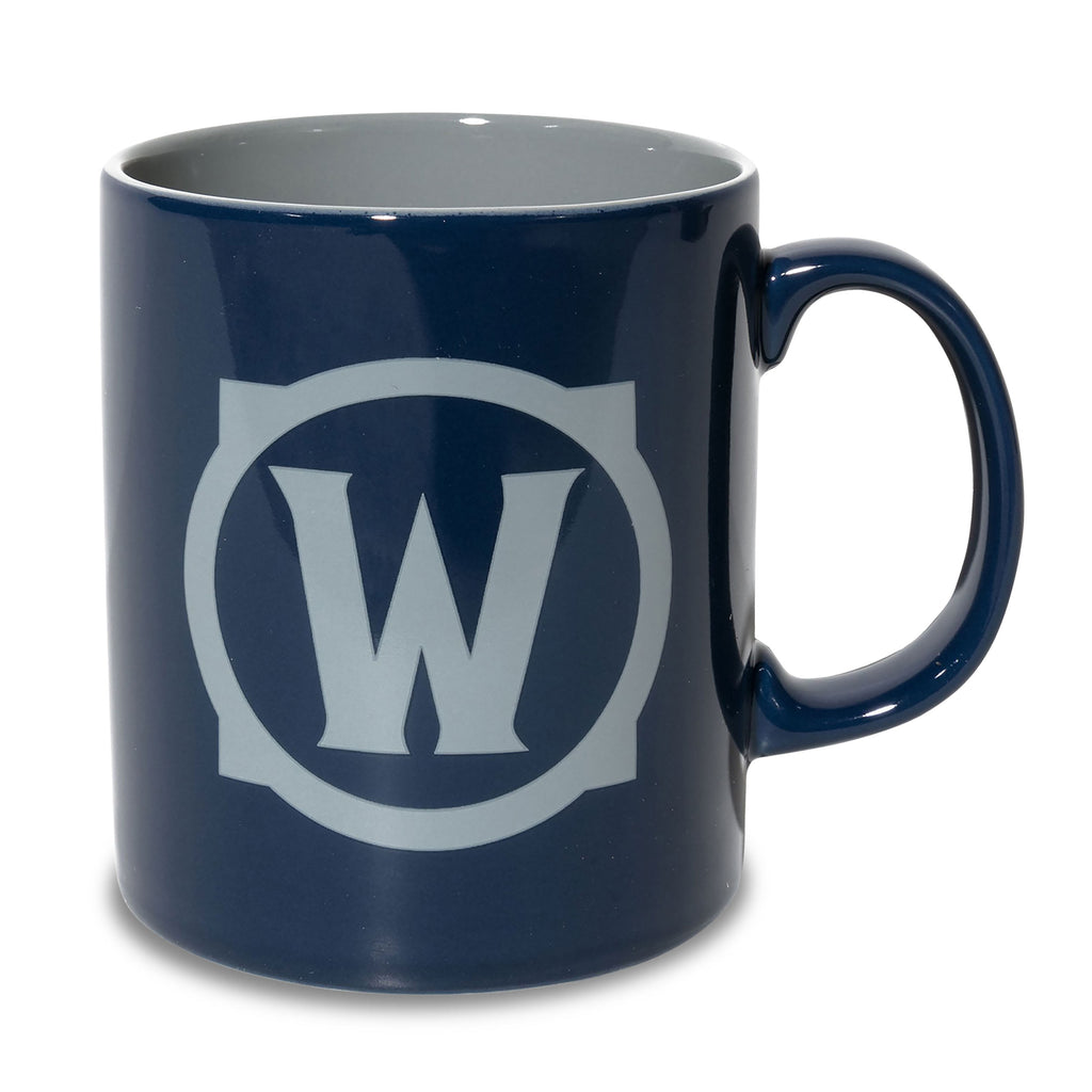 Produktbild World of Warcraft - For the Alliance Tasse blau-grau