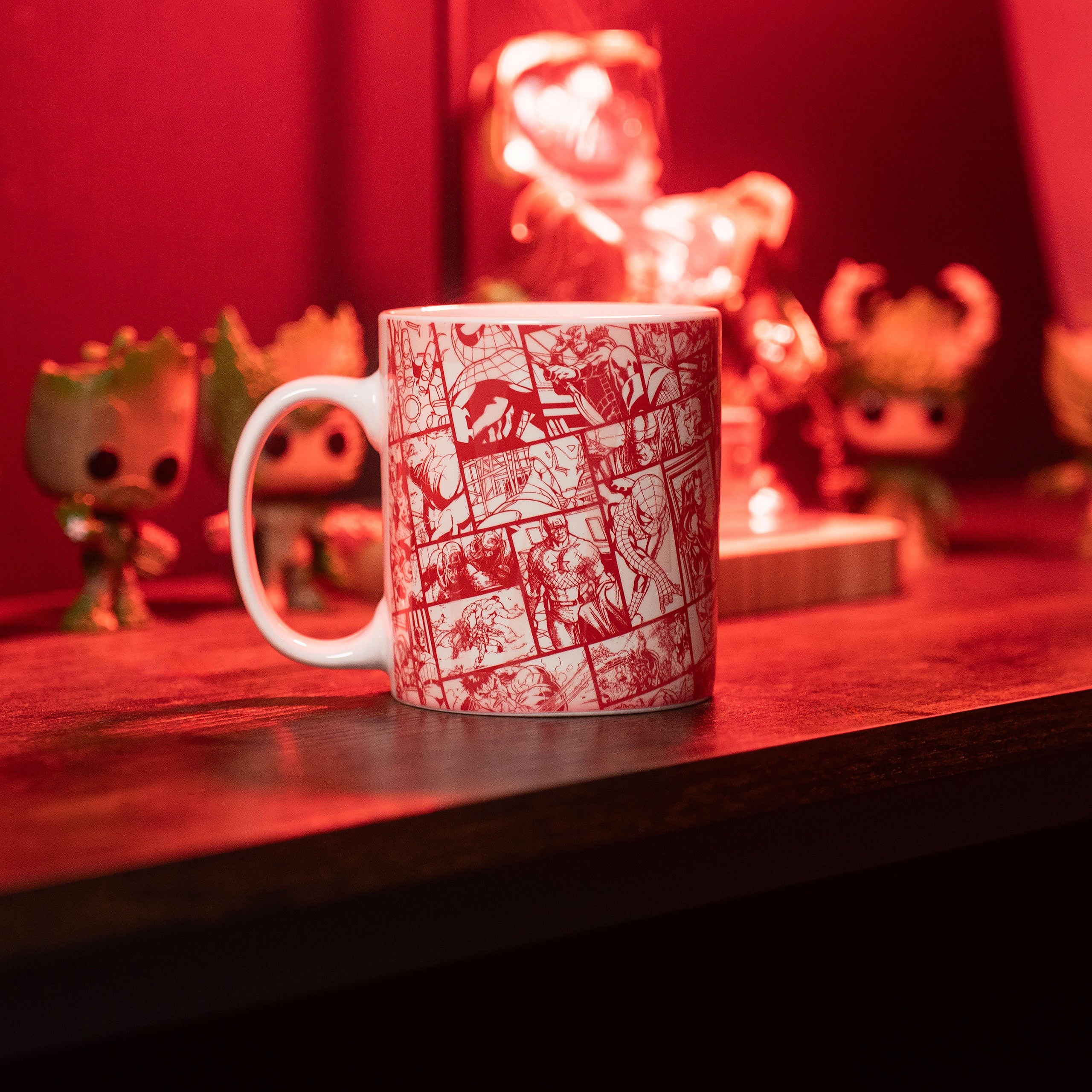 Produktbild Marvel - Comic Logo Thermoeffekt Tasse