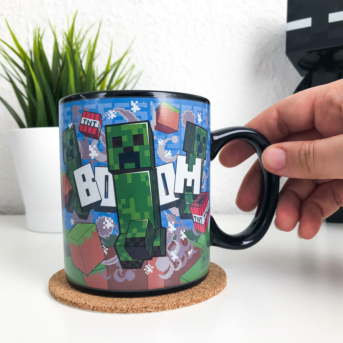 Produktbild Minecraft - Creeper Thermoeffekt Tasse