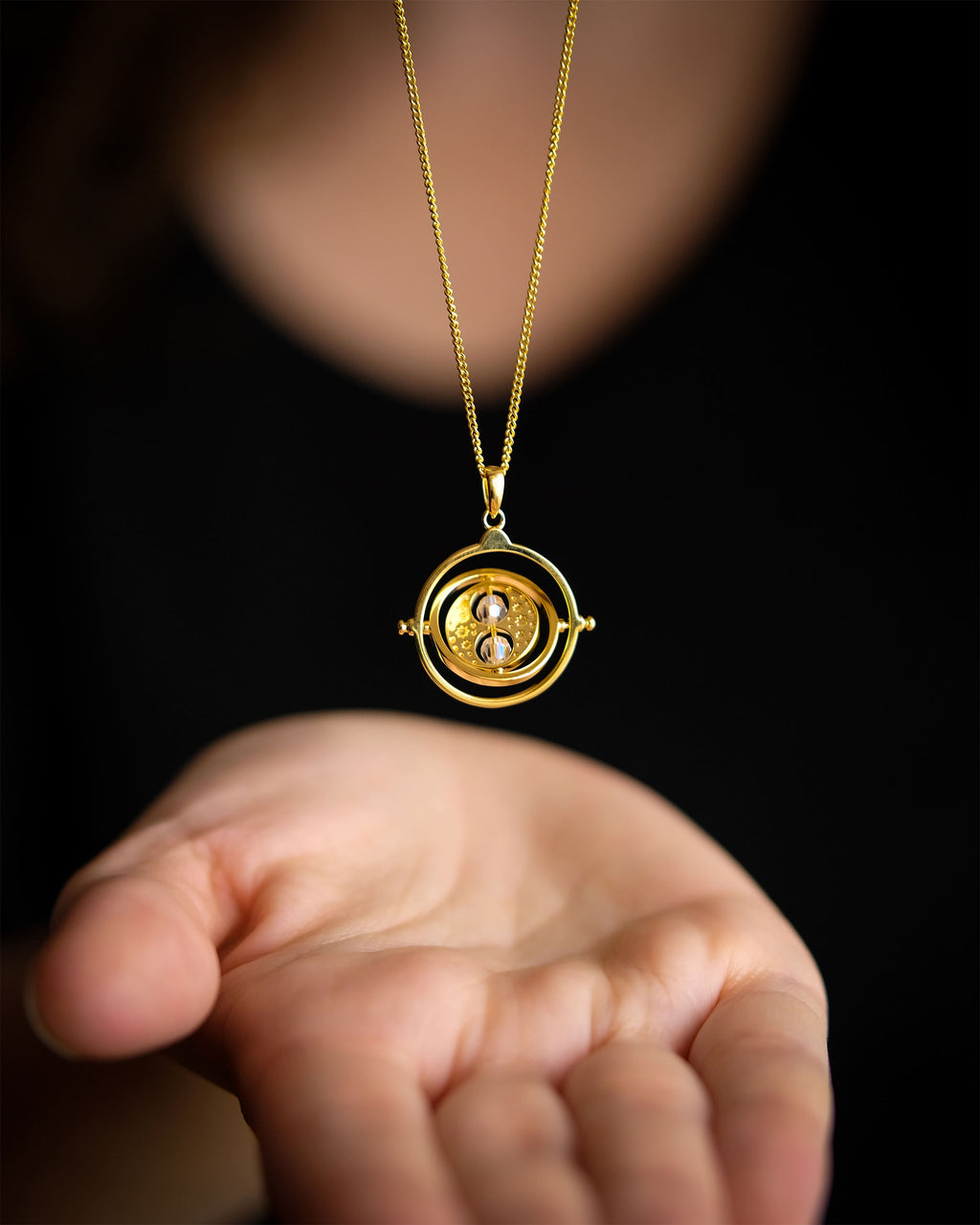 Produktbild Harry Potter - Zeitumkehrer Kette mit Kristallen