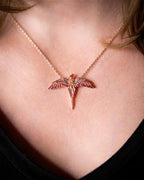 Produktbild Harry Potter - Fawkes Kette mit Kristallen