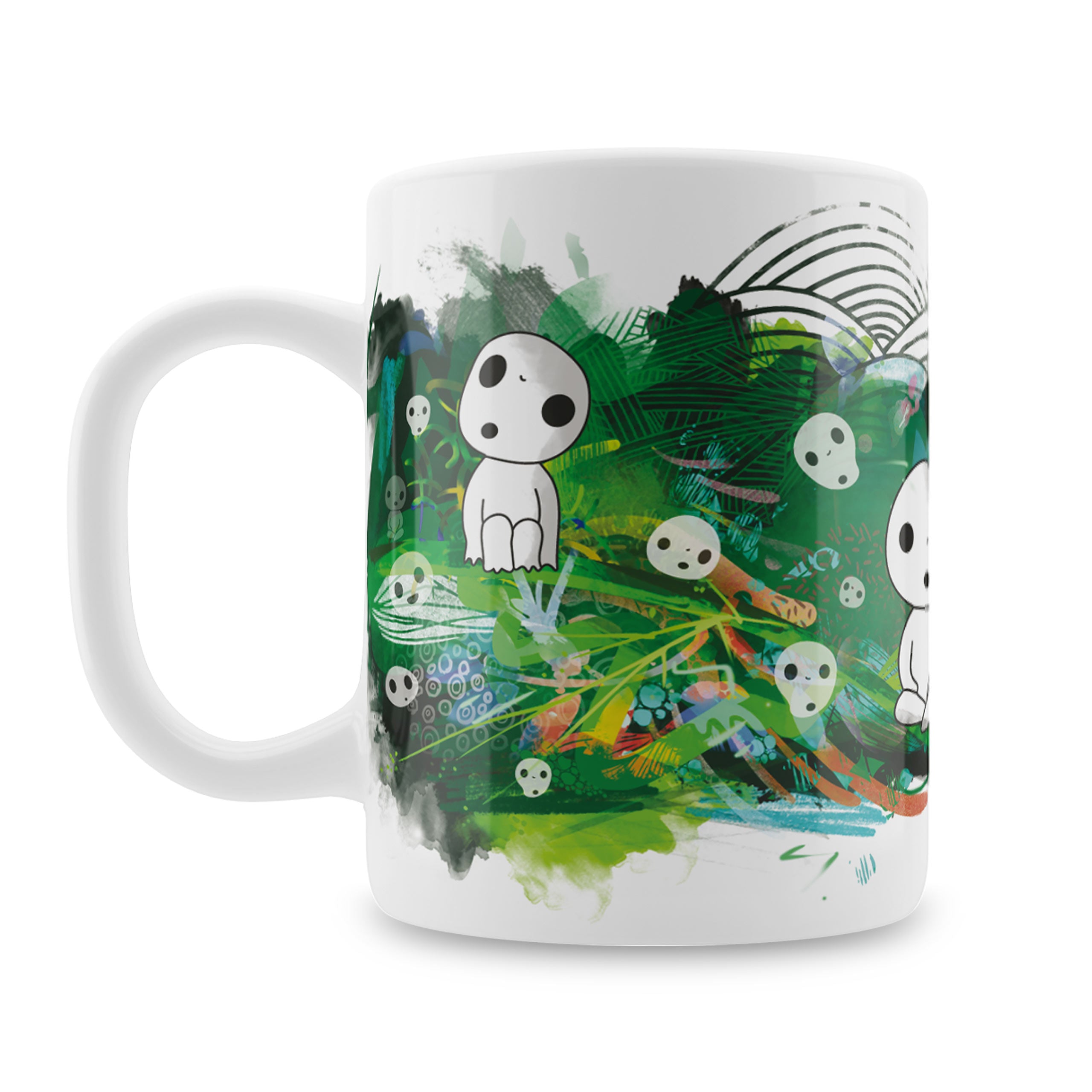 Produktbild Nekodama Baumgeister Tasse für Prinzessin Mononoke Fans