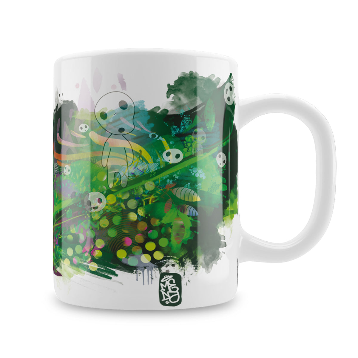 Produktbild Nekodama Baumgeister Tasse für Prinzessin Mononoke Fans
