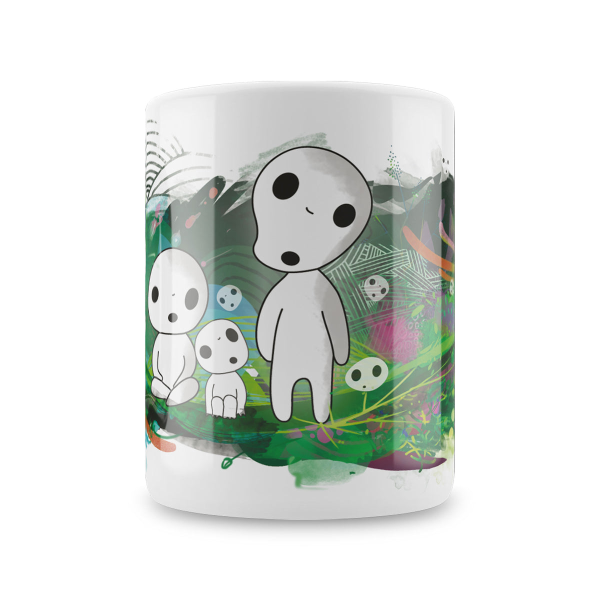 Produktbild Nekodama Baumgeister Tasse für Prinzessin Mononoke Fans