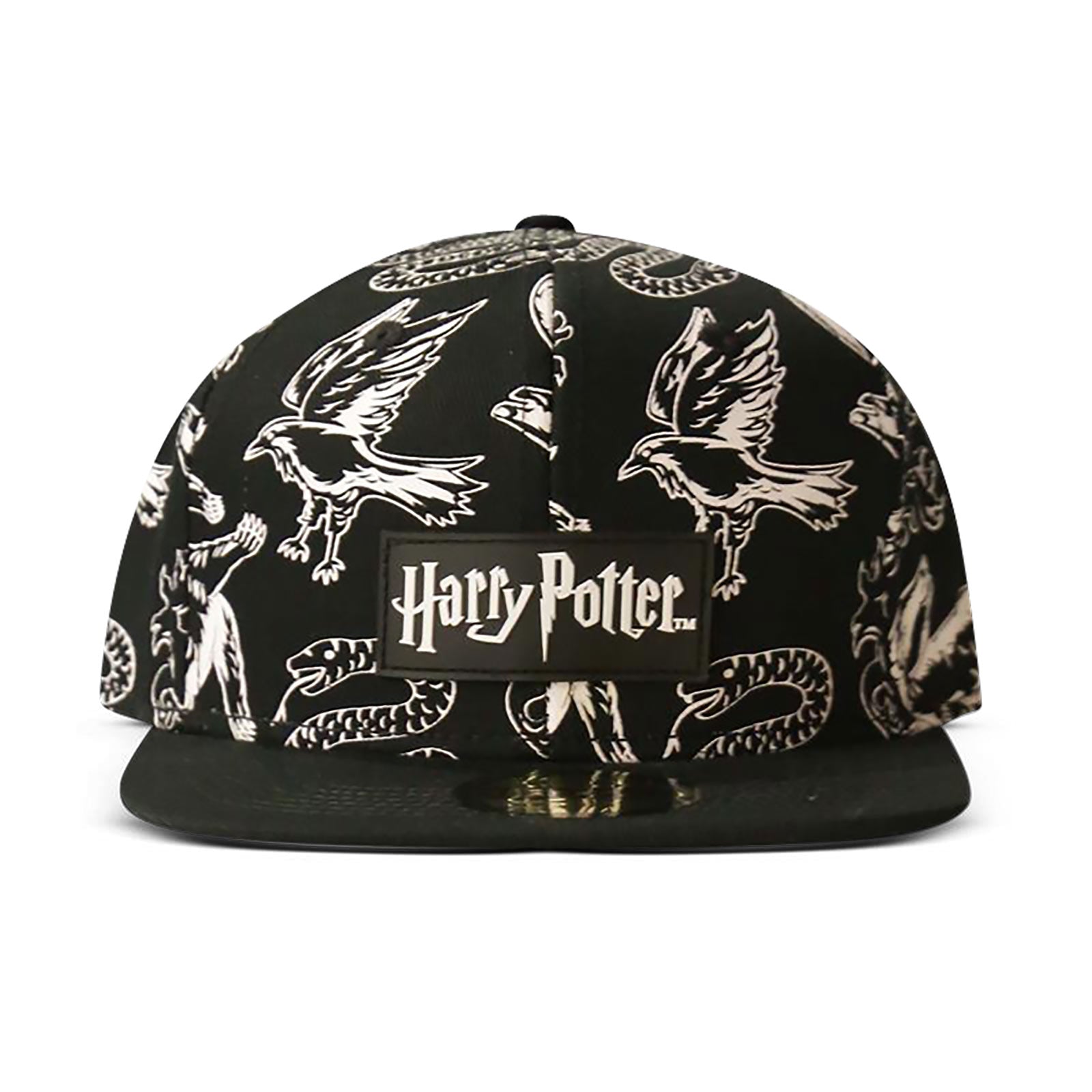 Produktbild Harry Potter - Hogwarts Wappentiere Snapback Cap schwarz-weiß