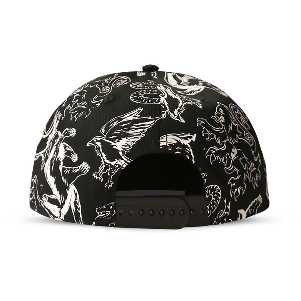 Produktbild Harry Potter - Hogwarts Wappentiere Snapback Cap schwarz-weiß