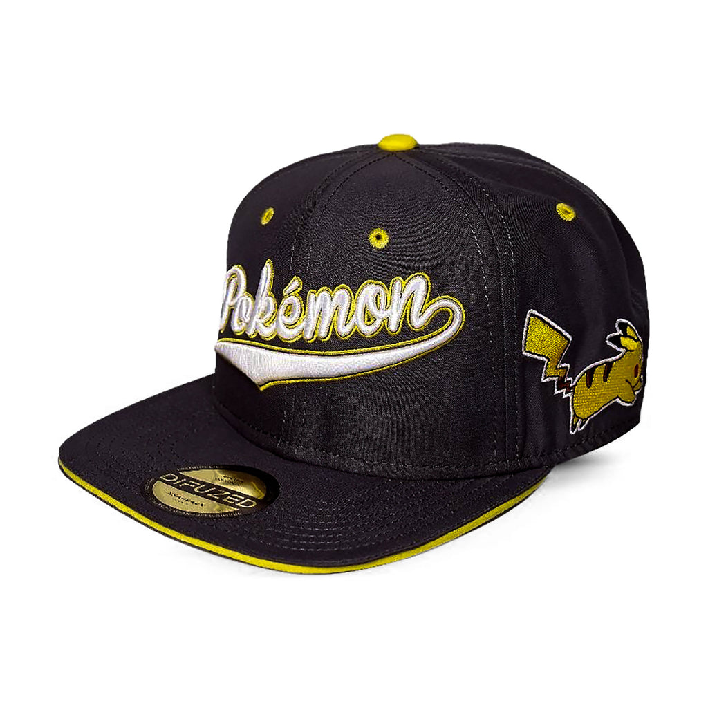 Pokemon - Logo Snapback Cap schwarz