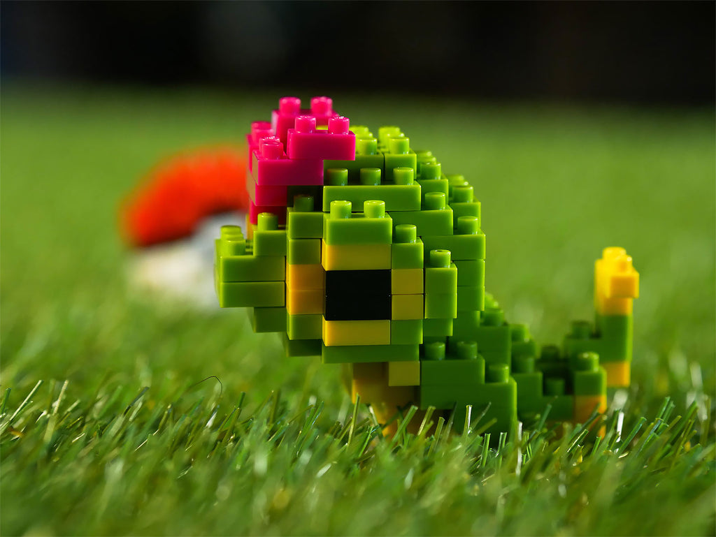 Produktbild Pokemon - Raupy mit Pokeball nanoblock Mini Baustein Figuren Set