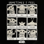 Produktbild Grogu Emotions T-Shirt Damen schwarz - Star Wars The Mandalorian