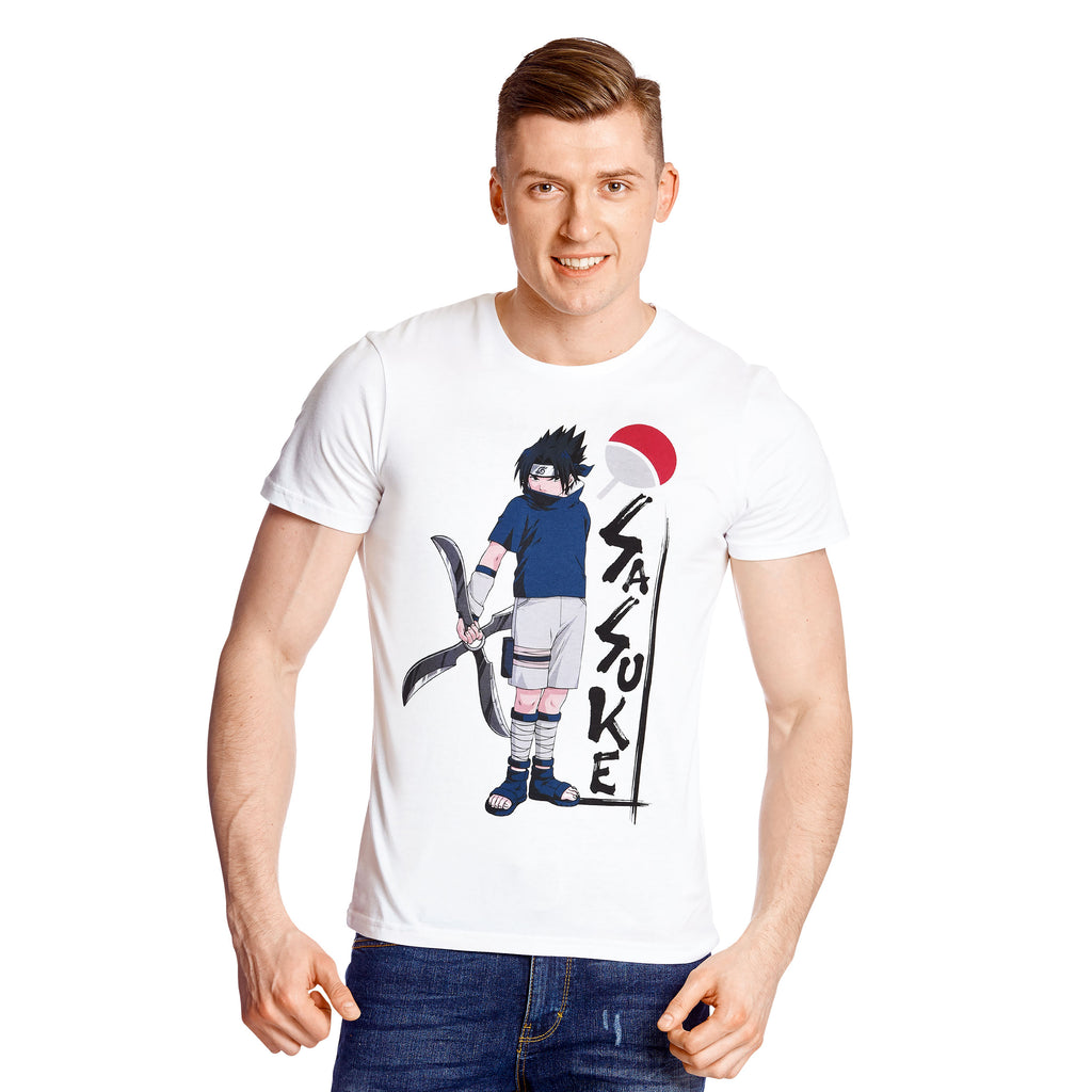 Naruto - Sasuke Uchiha T-Shirt weiß
