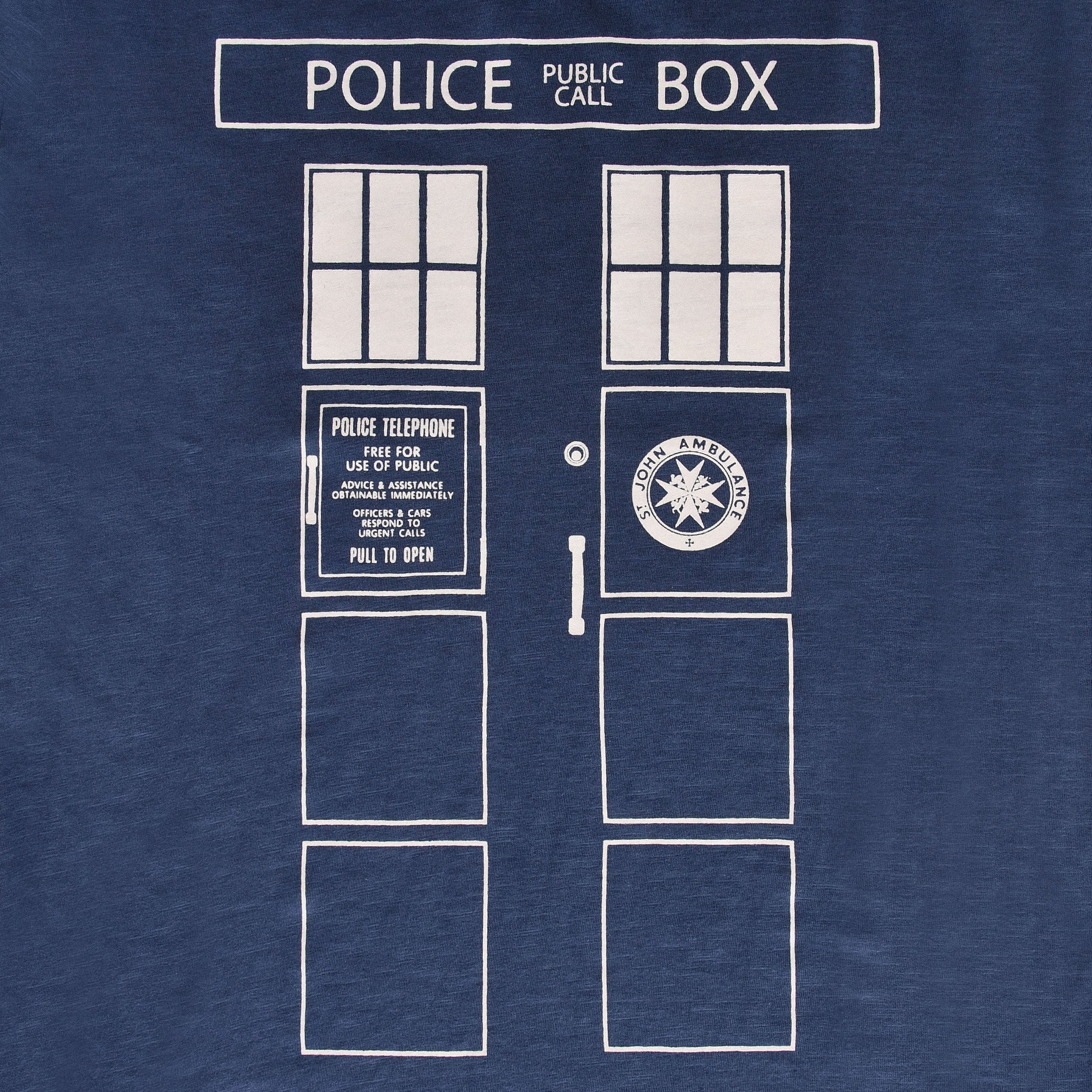 Produktbild Tardis Police Box T-Shirt blau - Doctor Who