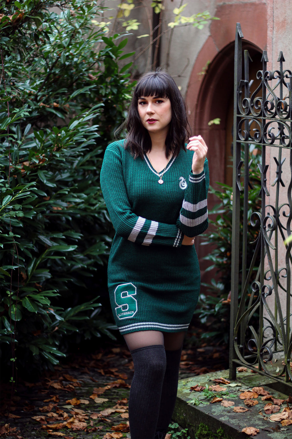 Produktbild Harry Potter - Slytherin Strickkleid grün