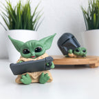 Produktbild Grogu mit Helm und Tablet Mini-Figuren-Set - Star Wars The Mandalorian
