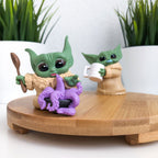Produktbild Grogu mit Tentakelsuppe und Milchbart-Pose Mini-Figuren-Set - Star Wars The Mandalorian