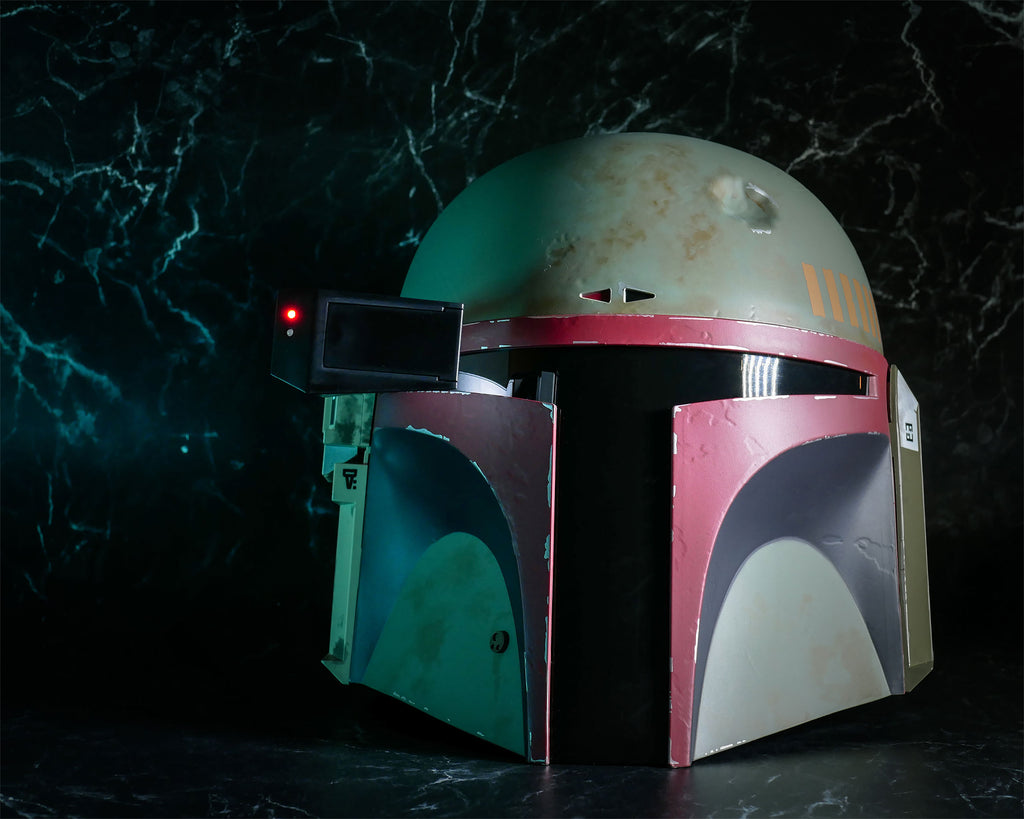Produktbild Boba Fett Premium Helm Replik Re-Armored mit Lichteffekten - Star Wars