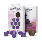 Produktbild Witcher - Dandelion Viscount de Lettenhove RPG Würfel Set 7tlg mit Sammlermünze