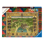 Produktbild Harry Potter - Hogwarts Karte Puzzle 1500 Teile