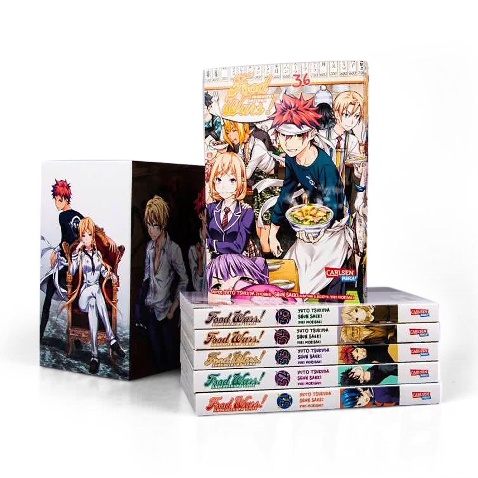 Produktbild Food Wars - Shokugeki No Soma Band 31-36 im Sammelschuber mit Extra