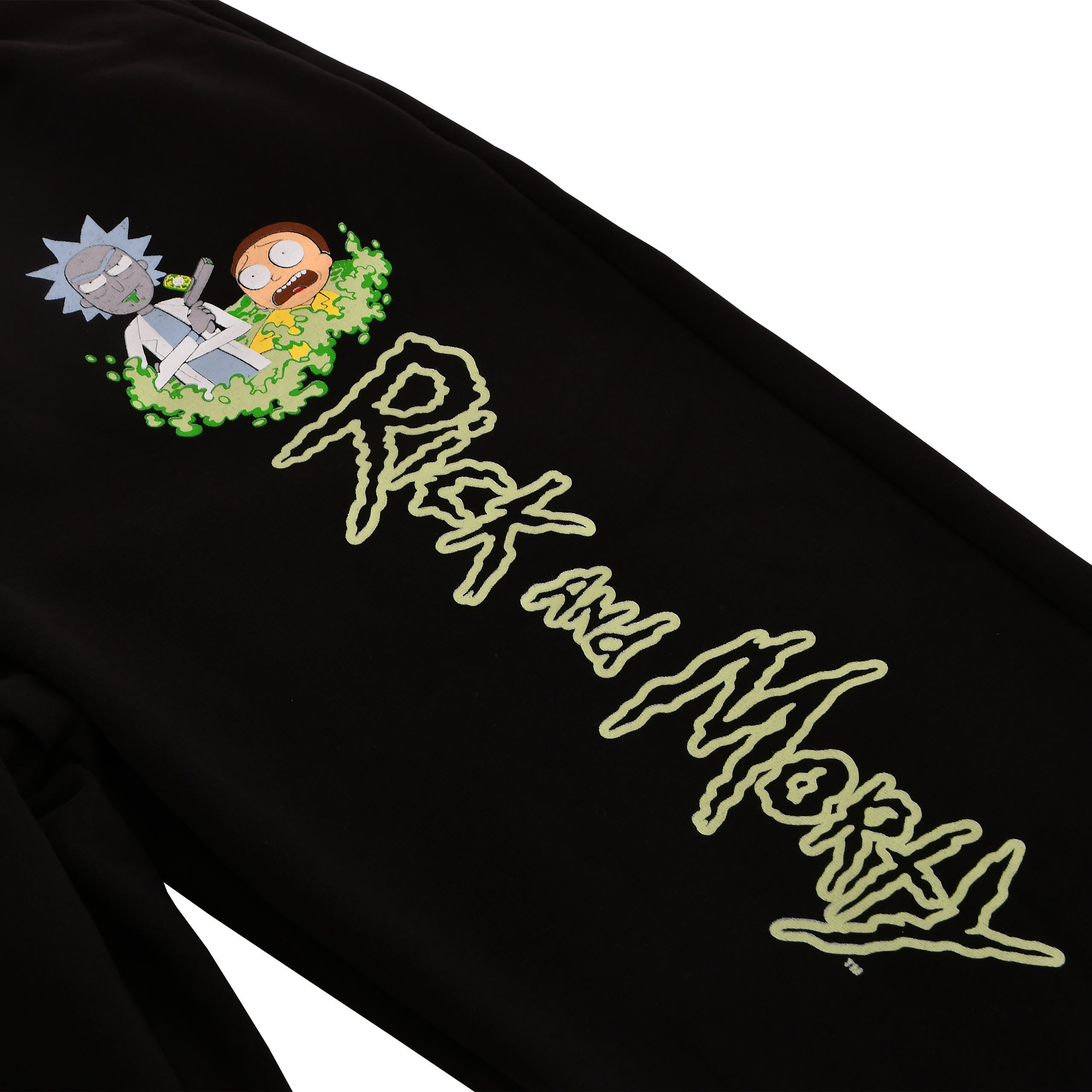 Produktbild Rick and Morty - Logo Sweathose Glow in the Dark schwarz
