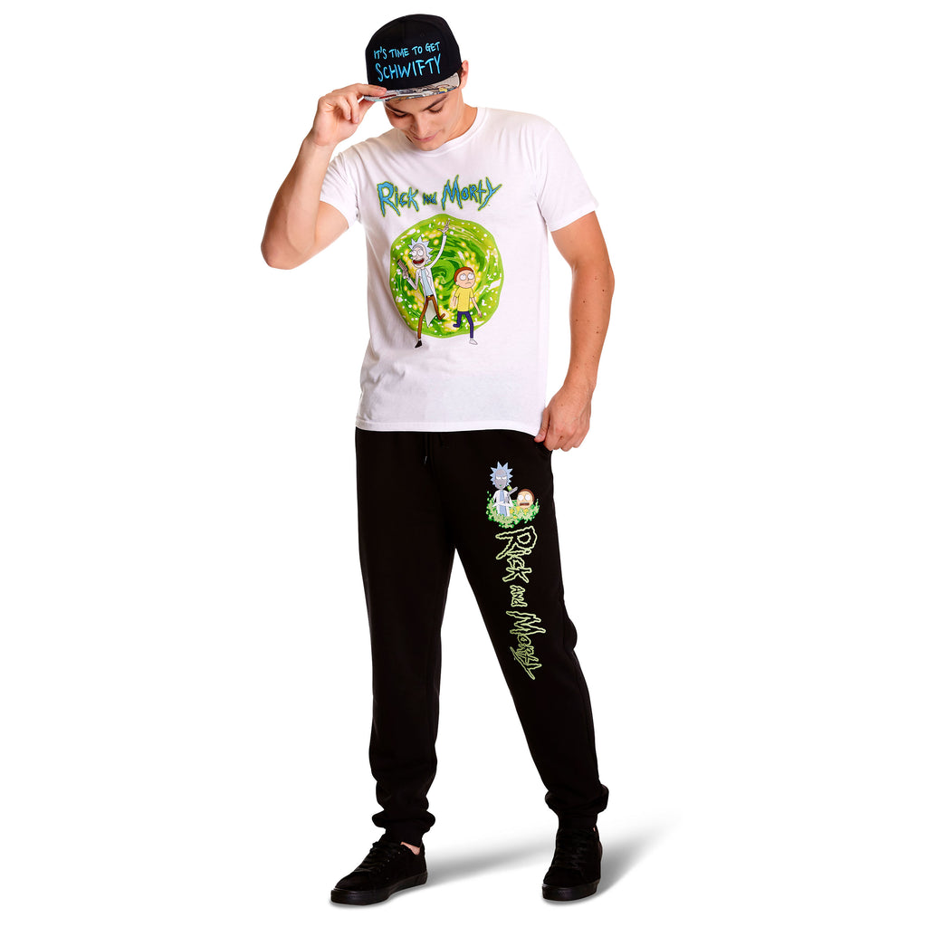 Produktbild Rick and Morty - Logo Sweathose Glow in the Dark schwarz