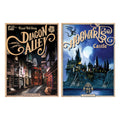 Produktbild Harry Potter - Hogwarts Schloss & Winkelgasse Poster 2er Set