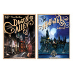 Produktbild Harry Potter - Hogwarts Schloss & Winkelgasse Poster 2er Set