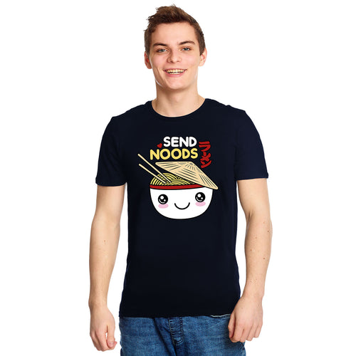 Produktbild Send Noods Ramen T-Shirt für Anime Fans blau