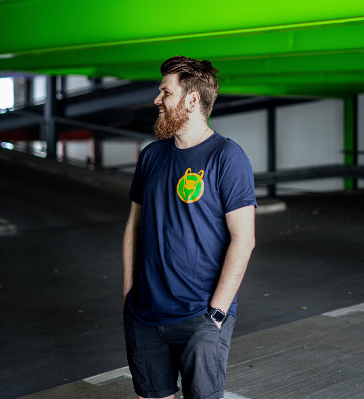 Produktbild Loki - Logo T-Shirt blau