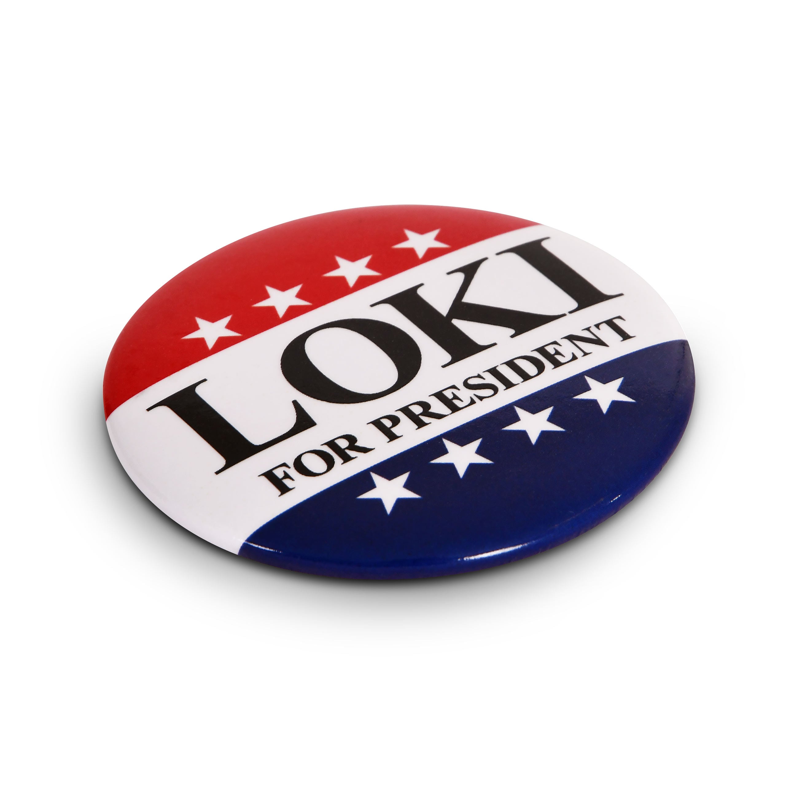 Produktbild For President Button für Loki Fans