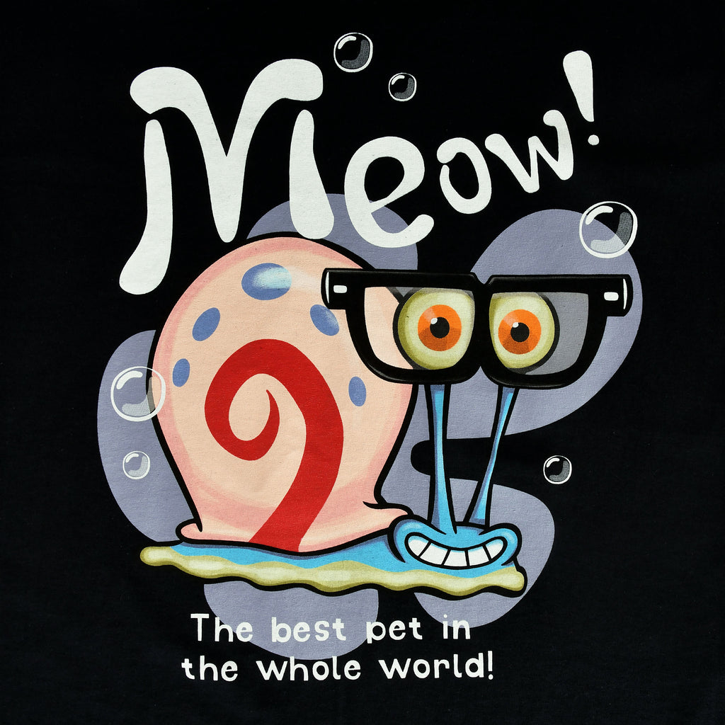 Produktbild SpongeBob - Gary Meow! T-Shirt schwarz