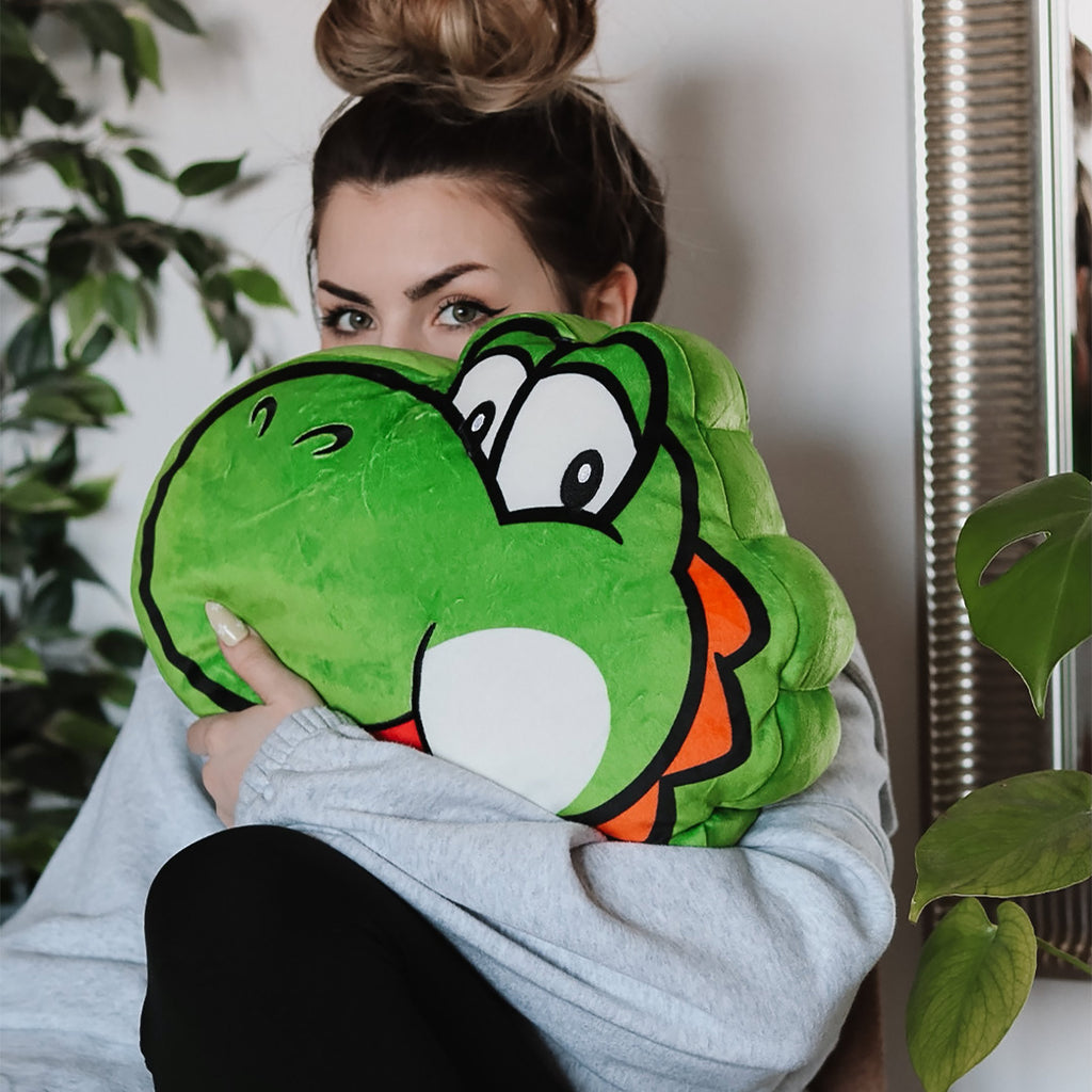 Super Mario - Yoshi Head Plüsch Figur XL