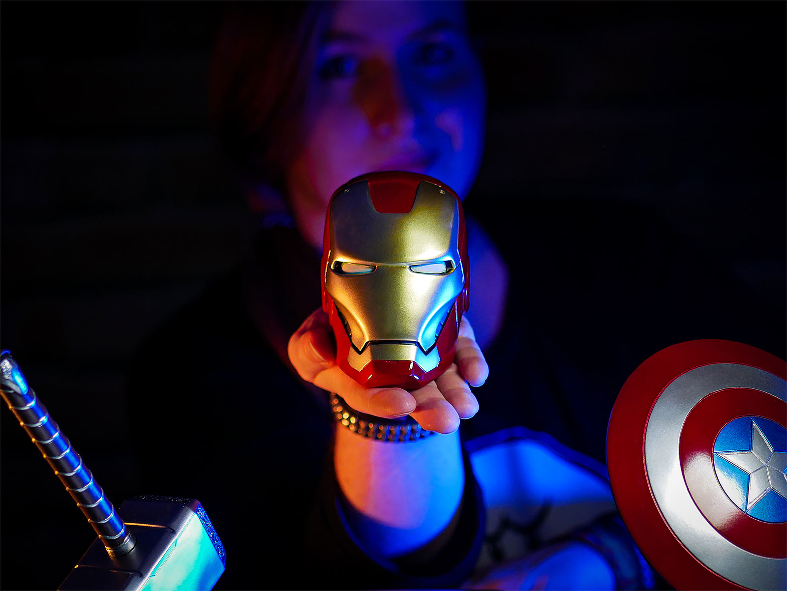 Produktbild Iron Man - Mark VII Helm Replik Marvel Museum Collection