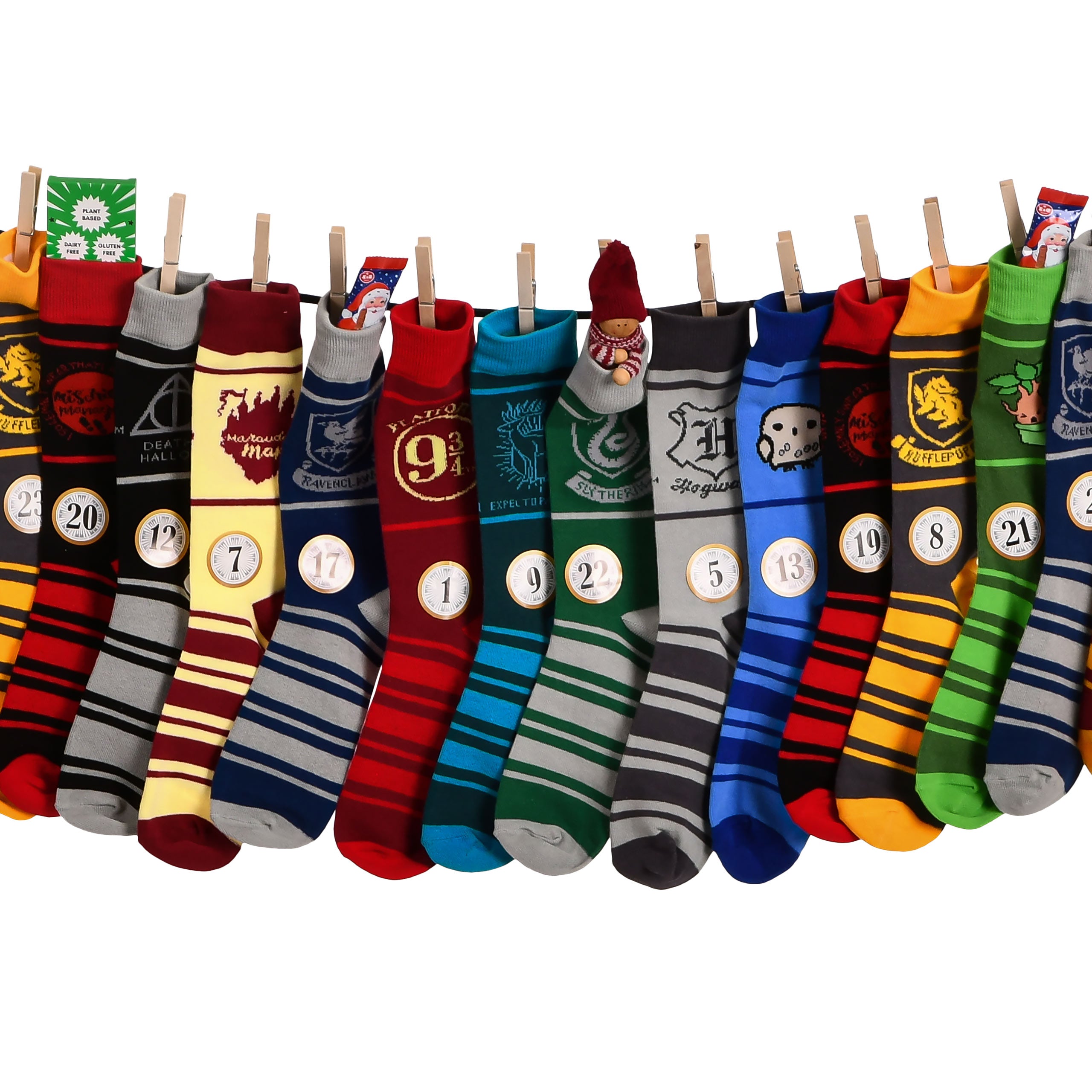 Produktbild Harry Potter - Socken Adventskalender zum Befüllen