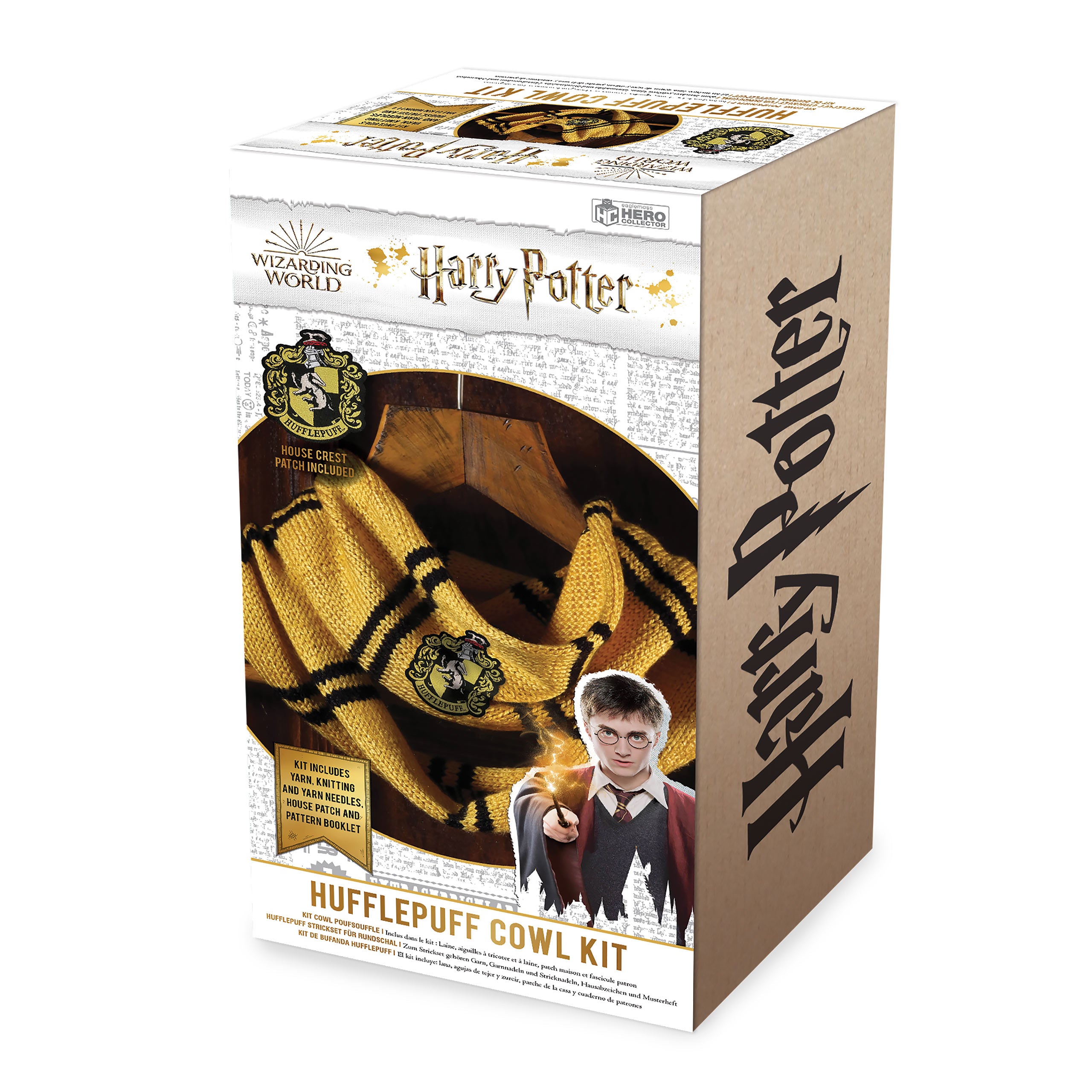 Produktbild Hufflepuff Loop Schal Strick-Set - Harry Potter