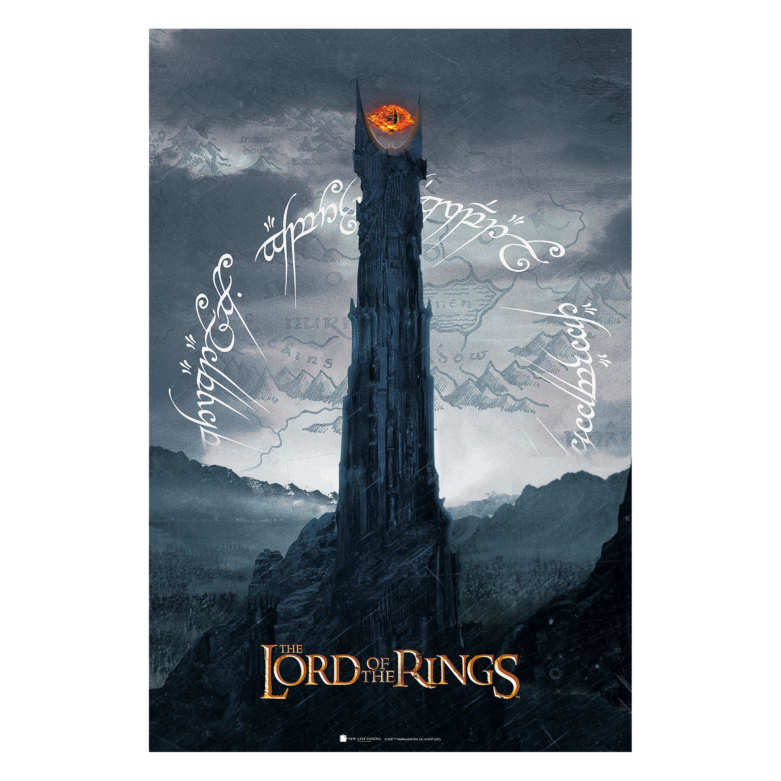 Produktbild Der Herr der Ringe - Saurons Auge Maxi Poster